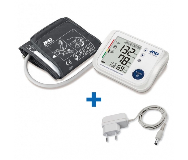 Автоматический тонометр AND UA-1020W с адаптером