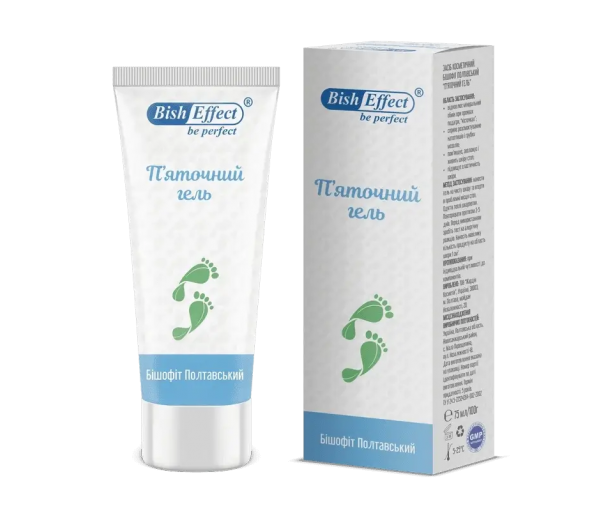Гель для оздоровления кожи ног "Пяточный гель" Бишофит Полтавский, 75 мл