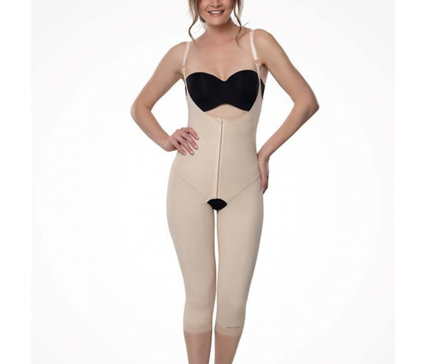 Білизна компресійна (комбінезон) без рукавів  довжиною нижче коліна Aurafix LC-1585