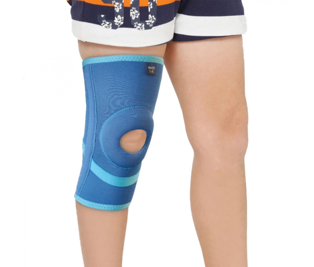 Бандаж на колено детский с силиконовым кольцом Aurafix DG-102 Бандаж на колено детский с силиконовым кольцом Aurafix DG-102