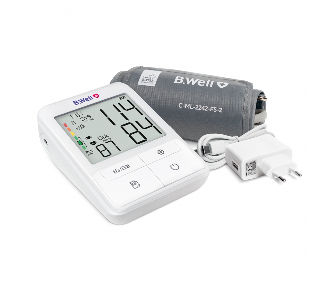 Автоматический тонометр (с адаптером) B.Well MED-51 Ad