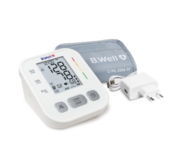 Автоматический тонометр с адаптером B.Well PRO-25
