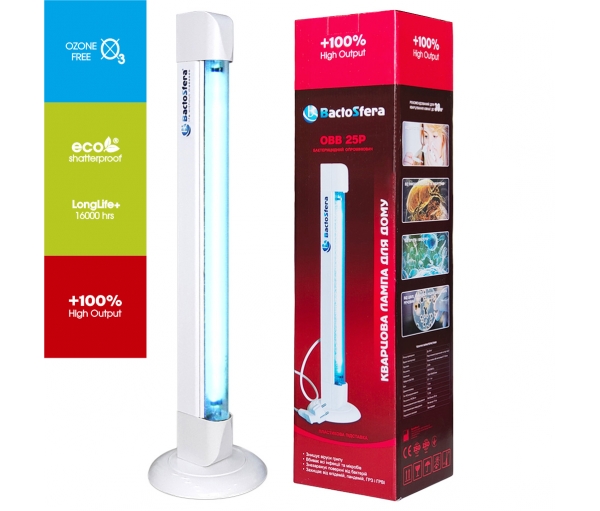 Бактерицидный облучатель BactoSfera OBB 25P ECO +100%   