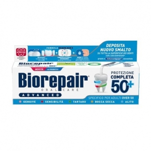Зубна паста "Комплексний догляд Адвансед" без фтору, Biorepair, 75 мл