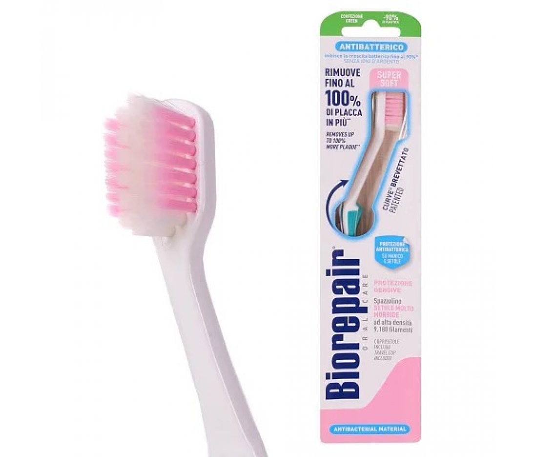 Зубная щетка "Совершенная чистка" Ultra Soft, для защиты десен 8017331060131 Biorepair 