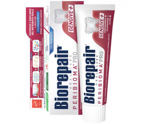  Зубная паста Biorepair Peribioma Pro 75 ml  для лечения и профилактики заболевания десен и слизистой