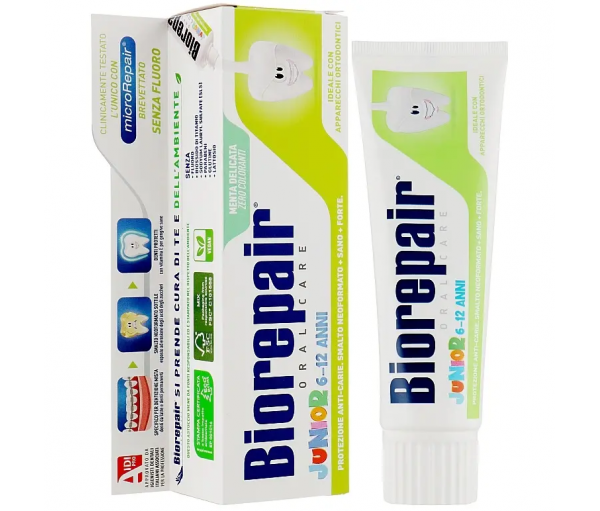Зубная паста для детей Biorepair «Джуниор» от 6 до 12 лет, 75 мл