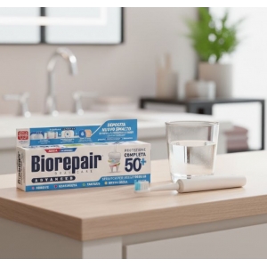 Зубна паста "Комплексний догляд Адвансед" без фтору, Biorepair, 75 мл