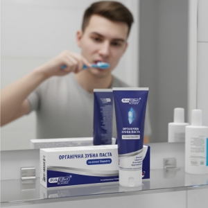 Органічна зубна паста на основі бішофіту "Bisheffect" Бішофіт Полтавський , 75 мл Органічна зубна паста на основі бішофіту "Bisheffect" Бішофіт Полтавський , 75 мл