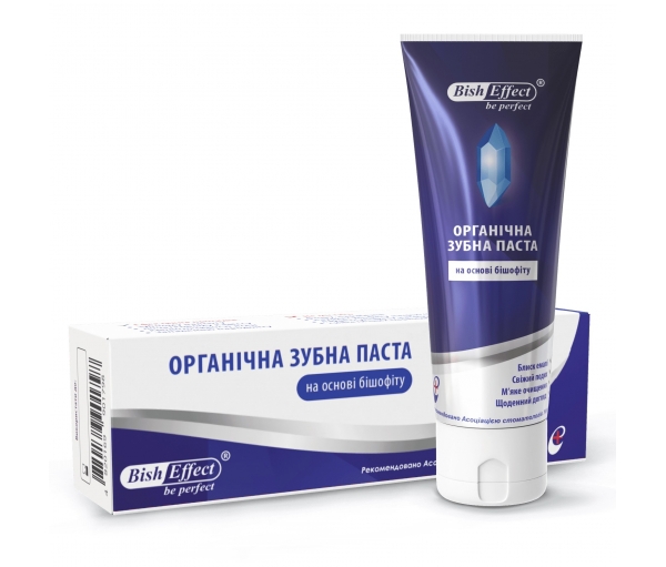 Органическая зубная паста на основе бишофита "Bisheffect" Бишофит Полтавский, 75 мл