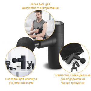 Ручний акумуляторний масажер для тіла та м'язів MG 150, Medisana