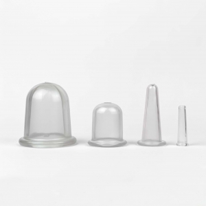 Набор массажных банок для лица и тела 4 штуки БМПН-4, ТМ Чудесник