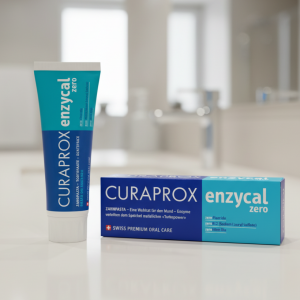 Зубна паста ферментна без фтору Curaprox Enzycal Zero, 75 мл Зубна паста ферментна без фтору Curaprox Enzycal Zero, 75 мл