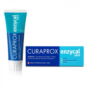 Зубна паста ферментна без фтору Curaprox Enzycal Zero, 75 мл Зубна паста ферментна без фтору Curaprox Enzycal Zero, 75 мл