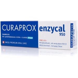 Зубна паста ферментна з фтором Curaprox Enzycal 950, 75 мл