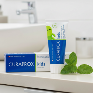 Дитяча зубна паста (від 6 років) з фтором Curaprox Kids зі смаком м'яти, 60 мл