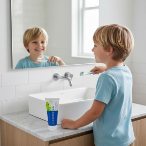 Дитяча зубна паста (від 6 років) з фтором Curaprox Kids зі смаком м'яти, 60 мл
