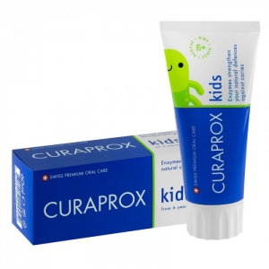 Дитяча зубна паста (від 6 років) з фтором Curaprox Kids зі смаком м'яти, 60 мл