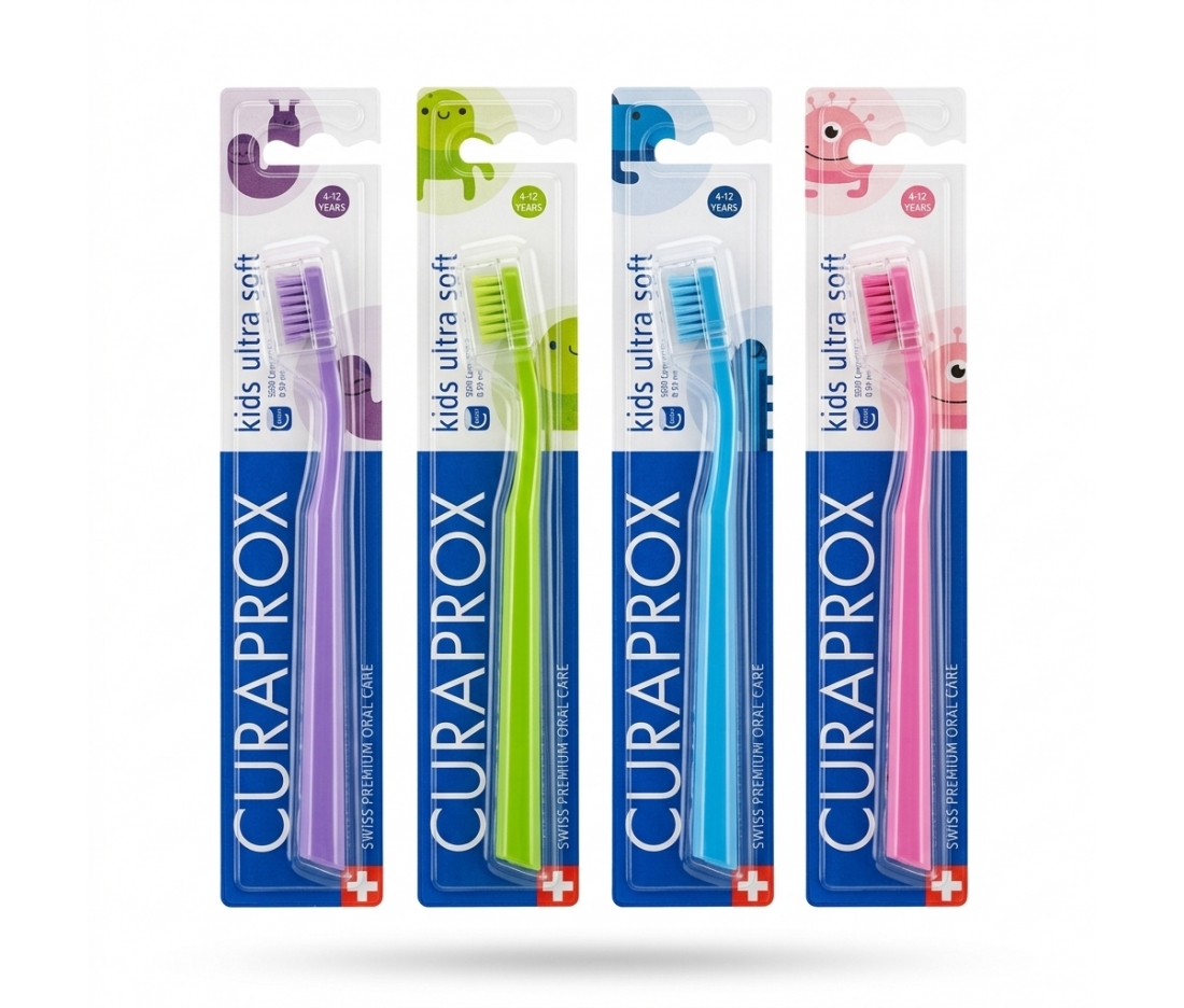 Зубна щітка для дітей (4–12 років) ультрам’яка Curaprox CS Kids Ultrasoft Зубна щітка для дітей (4–12 років) ультрам’яка Curaprox CS Kids Ultrasoft