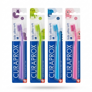 Зубна щітка для дітей (4–12 років) ультрам’яка Curaprox CS Kids Ultrasoft Зубна щітка для дітей (4–12 років) ультрам’яка Curaprox CS Kids Ultrasoft