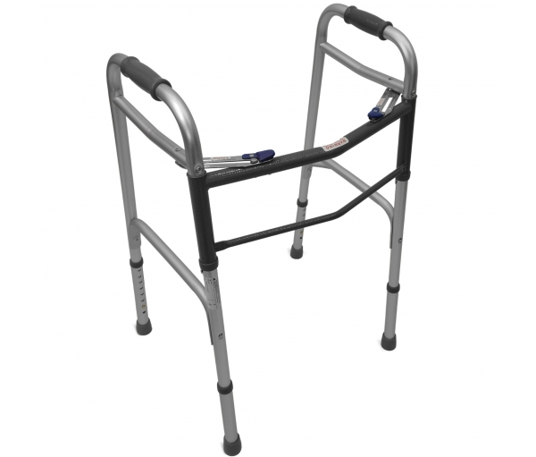 Ходунки складные с двумя кнопками, стальные Doctor Life 12850/S