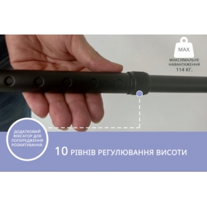 Тростина алюмінієва телескопічна Doctor Life 11874/SZ-BL (чорна)