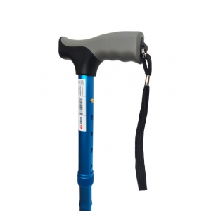 Тростина алюмінієва складна телескопічна Doctor Life 11874/F/SZ-BLU
