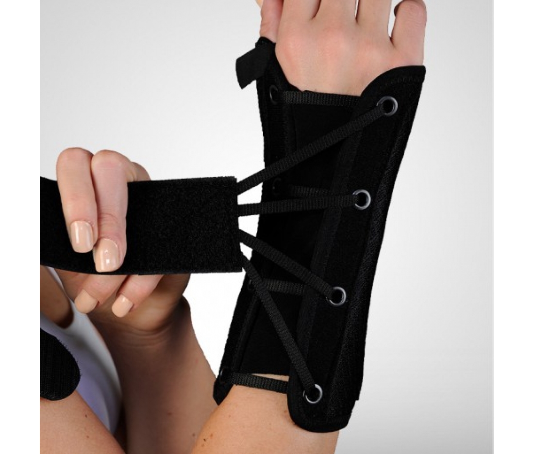 Бандаж для фиксации запястья и большого пальца на шнуровках Ersamed REF-604