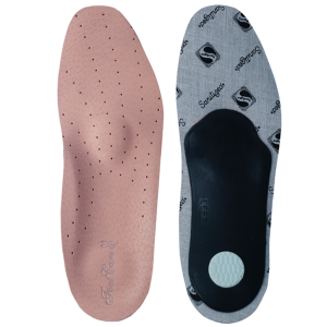 Кожаныe стельки для поддержки продольного и поперечного сводов стопы УПС-001 Foot Care 