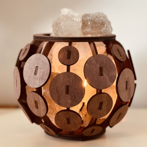 Соляна лампа "Сфера" 3 кг, Salt Lamp