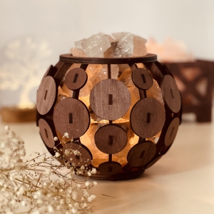 Соляна лампа "Сфера" 3 кг, Salt Lamp