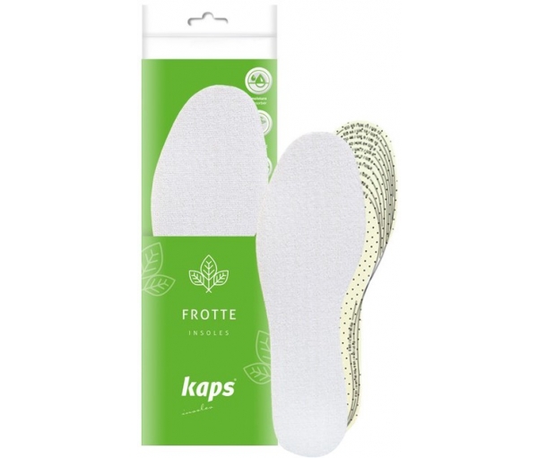 Гигиенические хлопковые стельки для обуви (для вырезания) Kaps Frotte