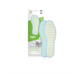 Гігієнічні устілки для взуття з бамбукового волокна Kaps Bamboo & Alum Fresh Гігієнічні устілки для взуття з бамбукового волокна Kaps Bamboo & Alum Fresh