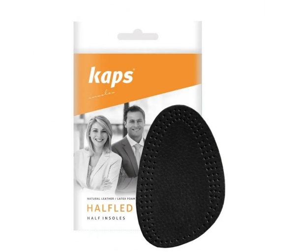 Кожаные полустельки для модельной обуви на каблуках Kaps Halfled Black Кожаные полустельки для модельной обуви на каблуках Kaps Halfled Black