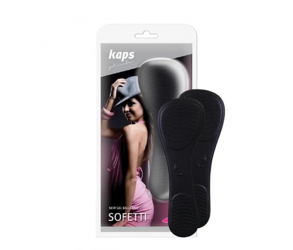 Гелевые стельки для обуви на высоких каблуках Kaps Sofetti Balletina Black Гелевые стельки для обуви на высоких каблуках Kaps Sofetti Balletina Black