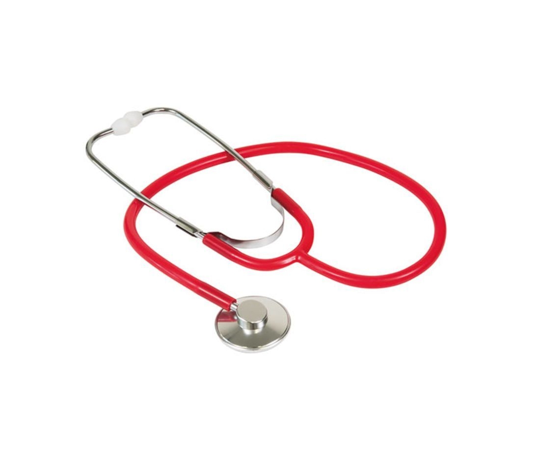 Односторонний фонендоскоп для прослушивания тонов Короткова Little Doctor LD-Prof-Plus красный