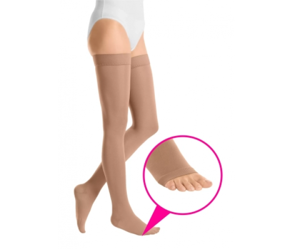 Панчохи компресійні Duomed Smooth, 1 клас, Medi з відкритим носком 