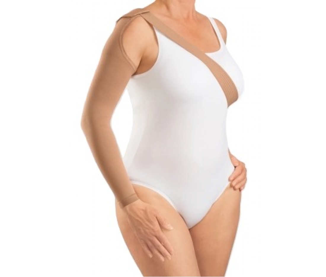 Компрессионный рукав с надплечником и ремнем mediven harmony, 2 класс Компрессионный рукав с надплечником и ремнем mediven harmony, 2 класс