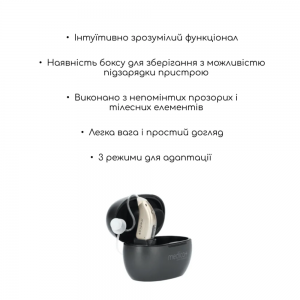 Універсальний слуховий апарат MEDICA+ Sound Control 15