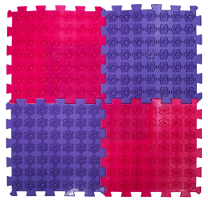 Акупунктурный массажный коврик Лотос (4 элемента) 09532 Ortek Акупунктурный массажный коврик Лотос (4 элемента) 09532 Ortek