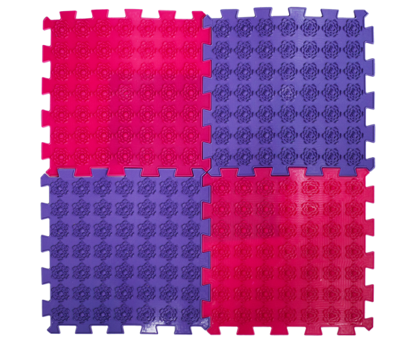 Акупунктурный массажный коврик Лотос (4 элемента) 09532 Ortek