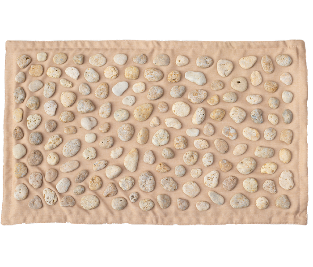Коврик массажный с натуральной галькой SOFT (74х44см) 10184 Ortek