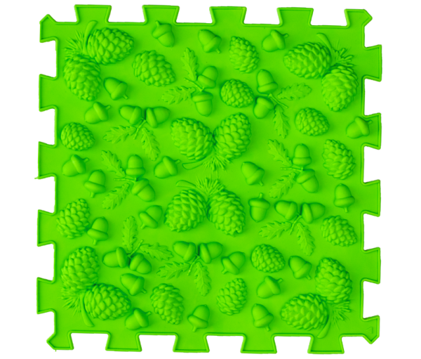 Коврик массажный "Пазлы Микс" Желудь (1 элемент) 10261 Ortek