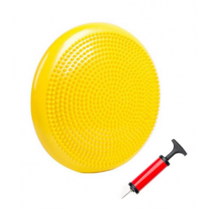 Балансировочная подушка массажная D 33см надувная с насосом 10401 Ortek