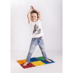 Коврик массажный "Пазлы Микс" (8 элементов) 09224 Ortek Коврик массажный "Пазлы Микс" (8 элементов) 09224 Ortek