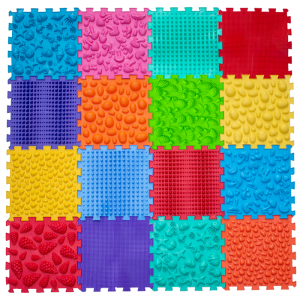 Коврик массажный "Мега Микс" (16 элементов) 10175 Ortek