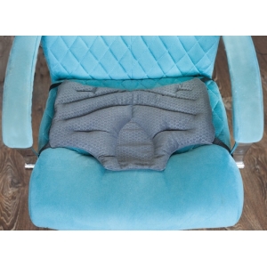 Ортопедическая подушка для сидения с гречихой 43х31см с ремнями крепления 09657 Olvi