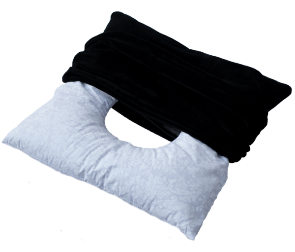 Ортопедическая подушка ректальная с гречихой в чехле на молнии 40х40см Olvi 10190