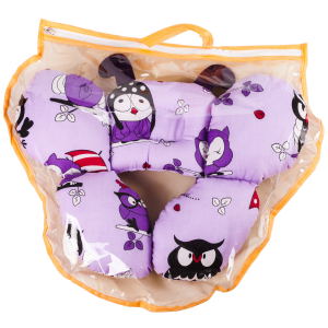 Детская анатомическая подушка для путешествий дорожная 42х32х6см Olvi J2302 Travel