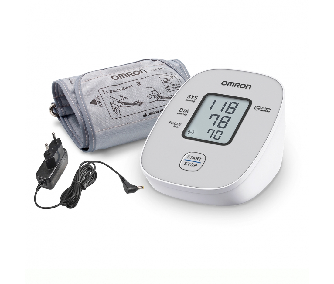 Автоматический тонометр на плечо з адаптером Omron M2 Basic (HEM-7121J-E)